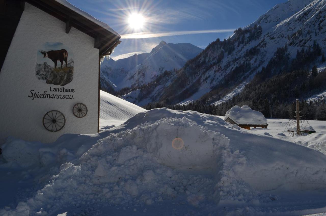 Landhaus Spielmannsau Oberstdorf Esterno foto